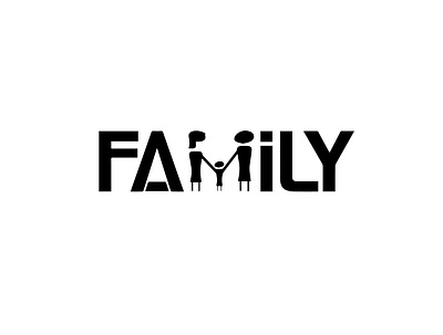 Family Logo avatar design icon illustration logo omer j graphics typography vector youtube youtube banner