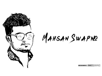 Face Art Mahsan Swapno design illustration mahsan swapno mojar tv omer j graphics typography vector