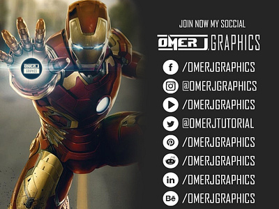 IRON MAN avangers avatar design illustration iron man omer j graphics youtube