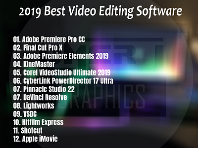 2019 best video editing software design illustration omer j graphics