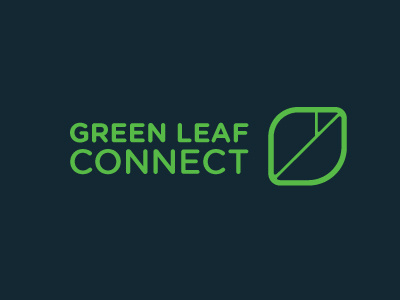 Green Leaf Connect leaf logo