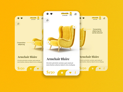 Furniture shop - UI/UX web and mobile design