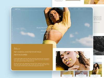 Showit Website Template - Wild Love