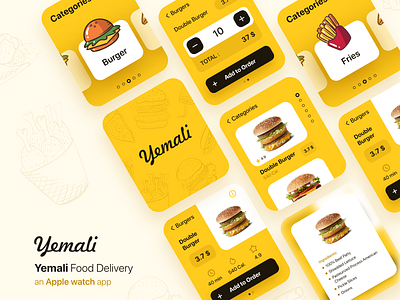 Yemali, an Apple watch app Concept