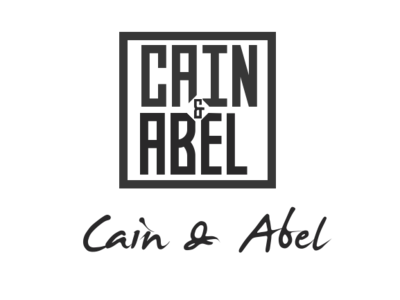 Logo (Cain And Abel) branding flat icon illustration logo minimal typography ui