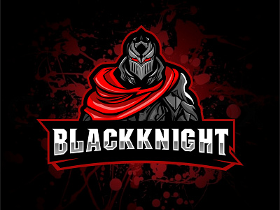 Black Knight awesome logo esport esportlogo first design gaming graphic design mascot logo