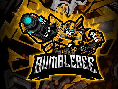 BumbleBEE awesome logo branding design esport esportlogo gaming graphic design illustration logo mascot logo