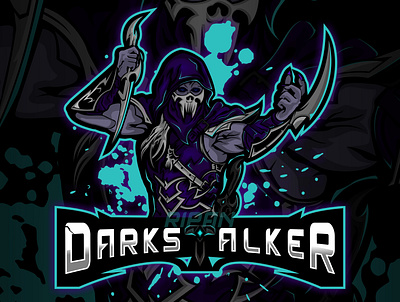 Dark Stalker Logo For Sell amazing awesome logo branding esport esportlogo forsell gaming graphic design illustration logo mascot logo