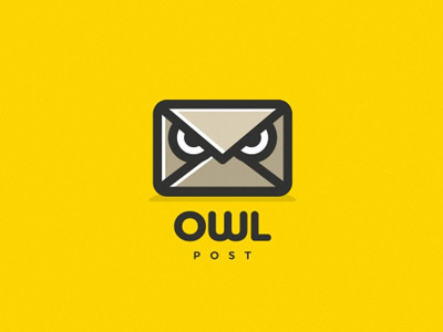 Owl post logo owl post zerographics