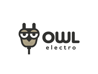 Owl electro electro logo owl