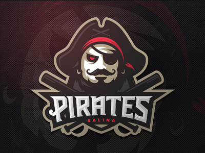 Pirates baseball bat logo pirate sport zerographics