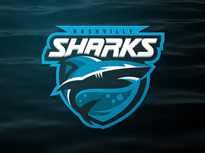 Sharks logo sea shark sport water zerographics