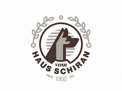 vom Haus Schiran breeder german haus logo schiran shepherd vom zerographics