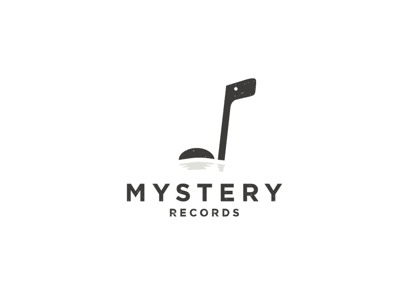 Mystery Recrods nessy lochness loch zerographics logo records mystery supernatural paranormal magic myths tales