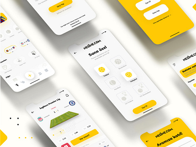 Nesine.com App Redesign app application bet illustrator redesign sketch ui ui design ux design