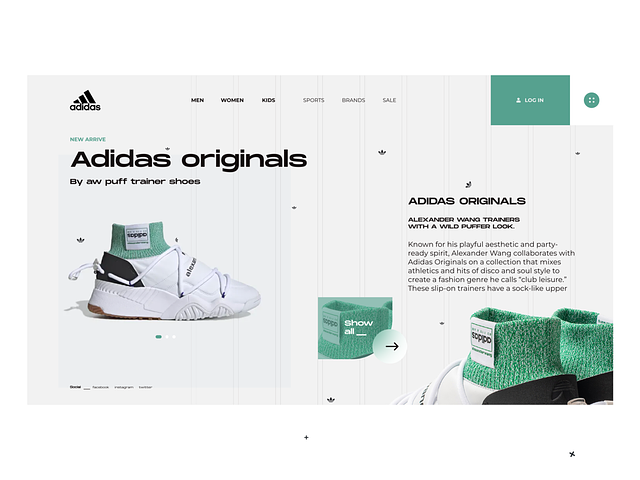 Adidas___01 by Sally kutarashvili on Dribbble