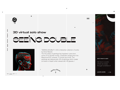 3D virtual show 3d branding dc design dribbble icons interface layout marvel painting street art typography ui uidesign uiuxdesign virtual website