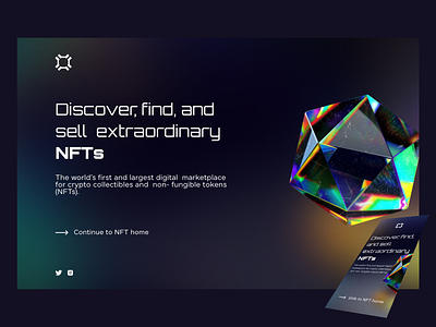 NTFs ____ non-fungible tokens art auction blockchain blur crypto currency darkmode design futuristic isometric marketplace mobile nft product token uidesign