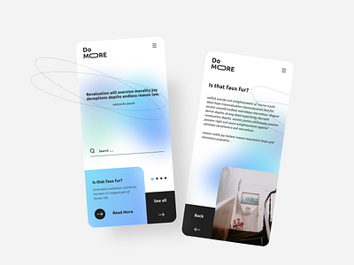 Mobile App __ Do MORE android app app screen design button design gradient ios app iphone 13 logo design mobile apps mobile apps screen mobile ui ui design uiuxdesign ux ui