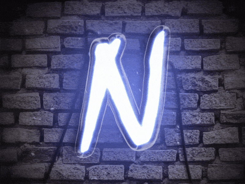 36 days of type - N 36 days of type ae aftereffect aftereffects font letter n lettering loop motion typography