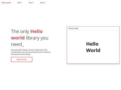 Hello world website design branding design website