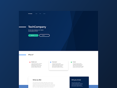 Landing page