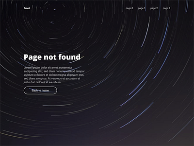 404 page