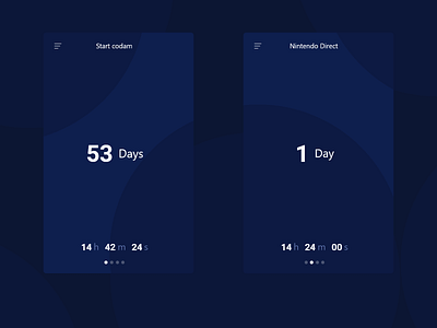 Countdown timer app