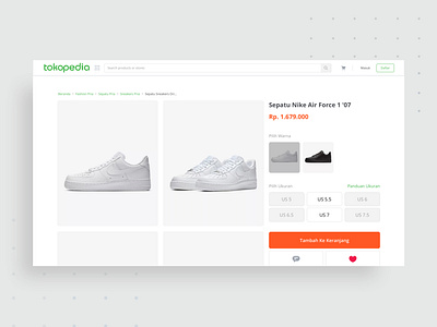 UI Revamp - Tokopedia Home Page & Product Details Page
