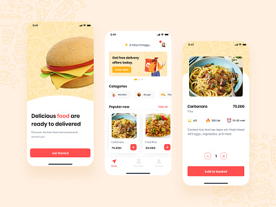 Foodie App app app concept design figma foodapp sketch ui
