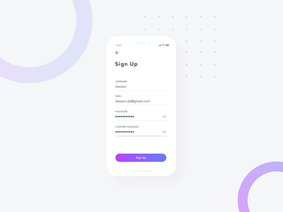 Daily UI #001 - Sign up