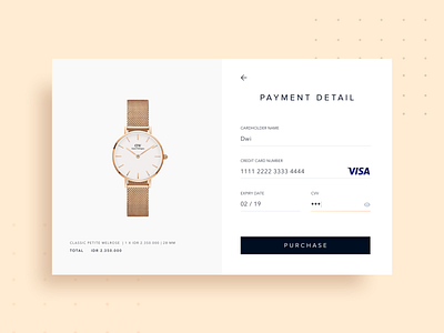 Daily UI #002 - Credit Card Checkout