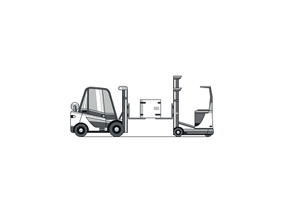 Reach truck and counterbalance forklift.