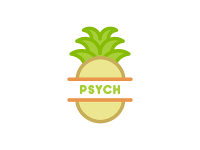 Psych Logo logo pineapple psych text usa