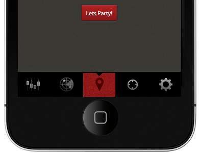 Nom Voyage tab bar bar gui iphone iphone nav lets party navigation noise tab tab bar tab state