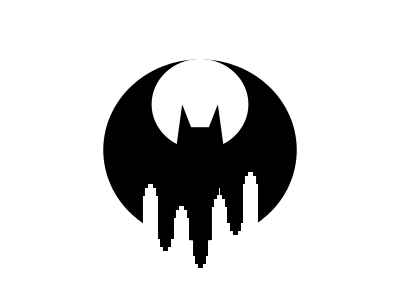 Logo Concept art deco batman brand concept dark knight design icon logo minimalistic simple