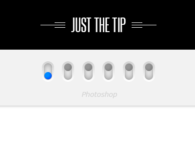 Just The Tip form justthetip switch switches tipjar ui