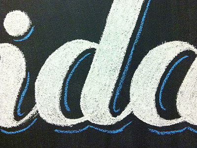 Lets talk chalk a blue chalk chalkboard d i ohmygodsomuchdust type typography white