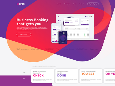 Banking website app design illustration minimal typography ui uiux website