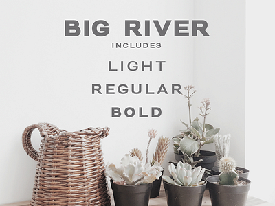 Big River font design font retro retro design sans serif font typography