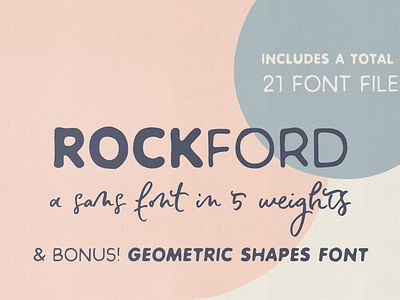 Rockford sans serif font branding design font logo retro retro design sans serif font typography vector