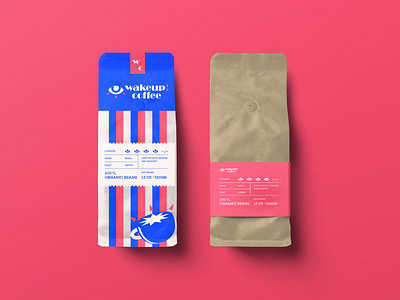 wakeup! coffee bag design