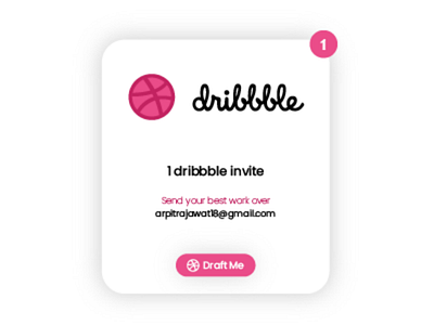 Dribbble invitation dribbble invite design community