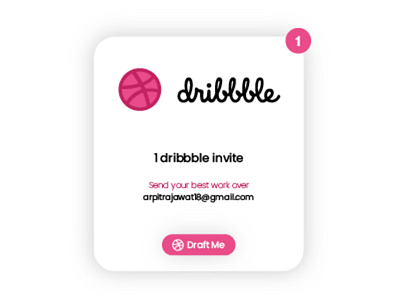 Dribbble invitation