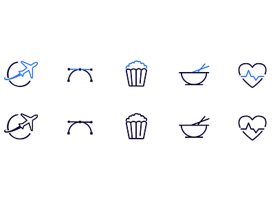 Icon Set — Tim Heezen art branding design icon illustration illustrator logo minimal typography vector