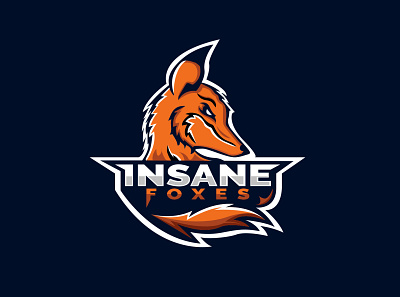 Insane Foxes - Esports team animation branding design illustration illustrator logo typography vector web website