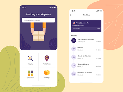 Delivery app delivery delivery app delivery service design illustration mobile mobile app mobile design mobile ui ui