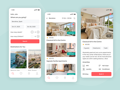 Airbnb Redesign App