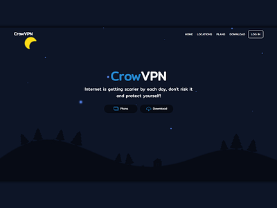 CrowVPN | Ongoing project css design flat html ui ux web webdesign website