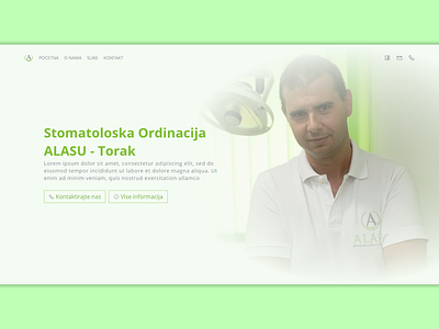 ALASU - Dental Landing page css dental dentist design html landing page ui ux web webdesign